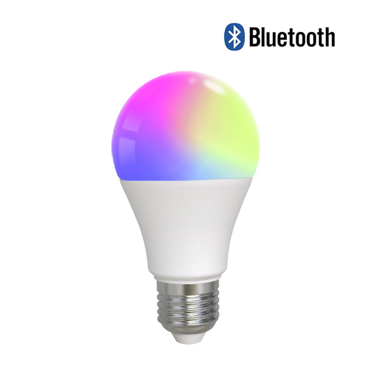 Smart Bluetooth Led Bulb Dimmable Light 9W E27 Bulbs Color Adjustable Works With Alexa