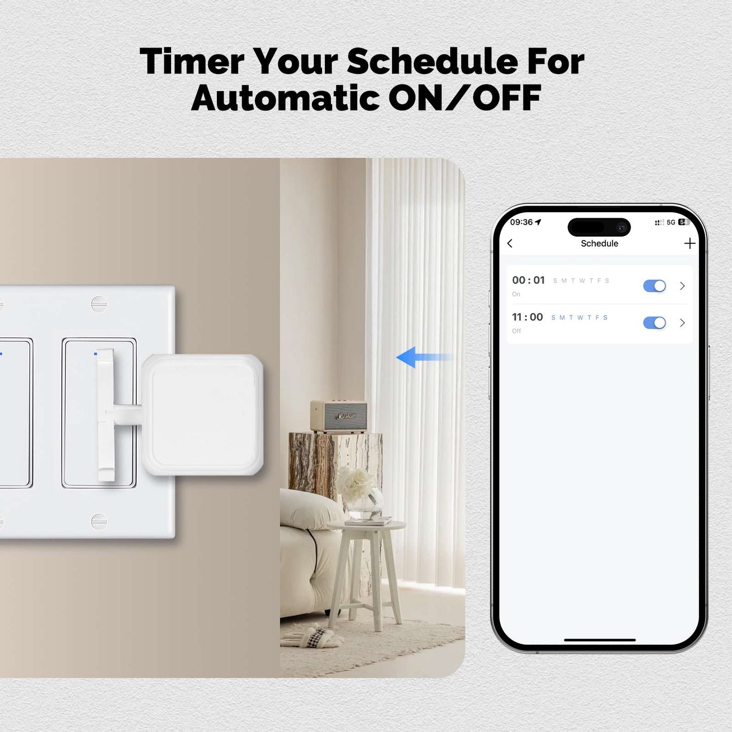 Smart Bluetooth Finger Robot Warp Switch Button Wireless Switch Bot App Control