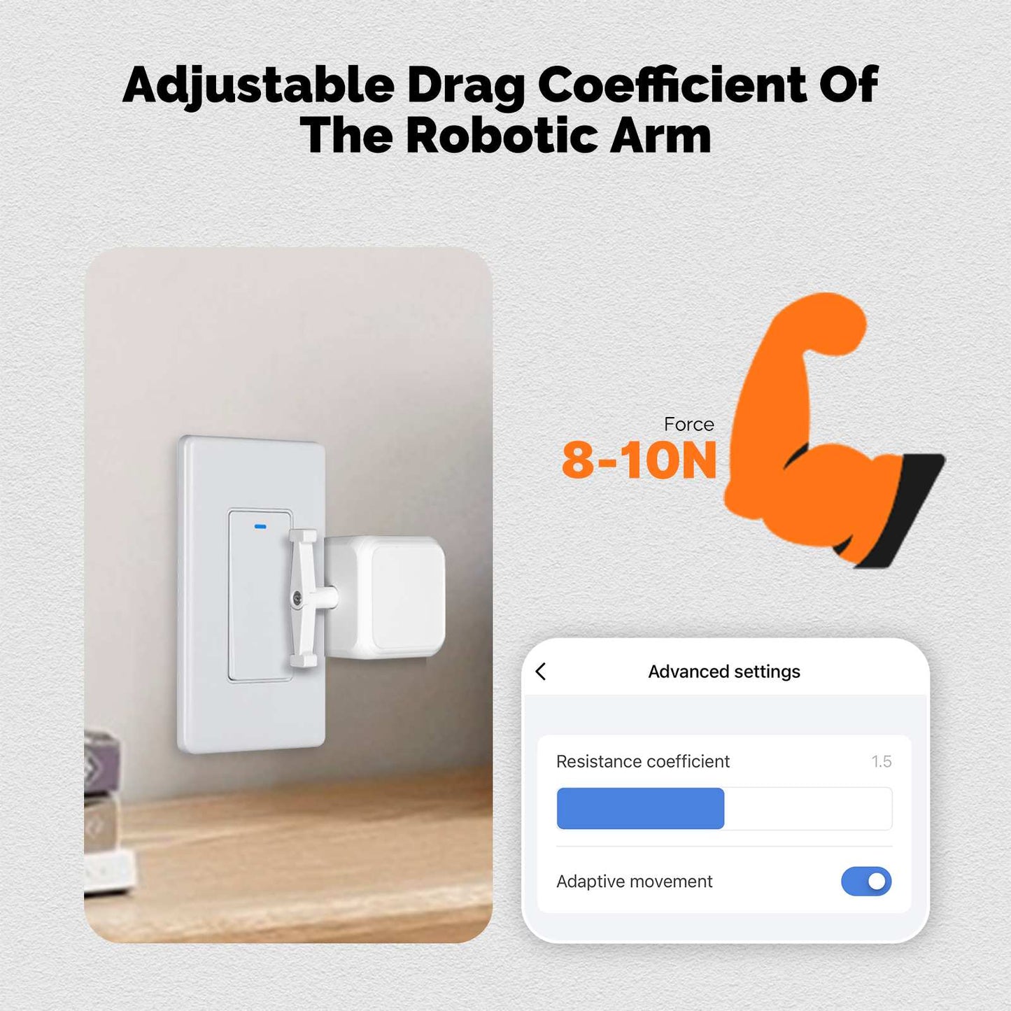 Smart Bluetooth Finger Robot Warp Switch Button Wireless Switch Bot App Control