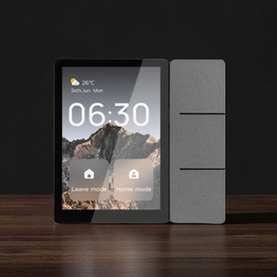 Tuya WiFi 3.5-inch Smart Center Touch Control Panel 3 Relays Physical Buttons Ble Sigmesh Hub Built-in