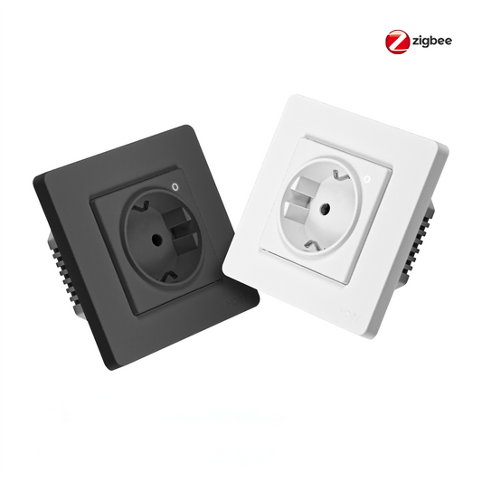 Star Ring ZigBee Smart Socket EU Wall Embedded Outlet Energy Monitor