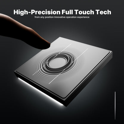 Star Feather Series ZigBee Smart Switch Push Button With Neutral Wire Light Scene 2in1 Switch EU Version