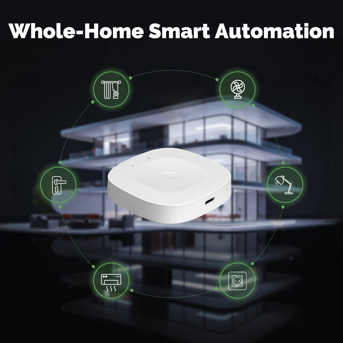 Tuya ZigBee Bluetooth Smart Gateway Hub Type-C Home Automation Bridge Works with Alexa & Google Home