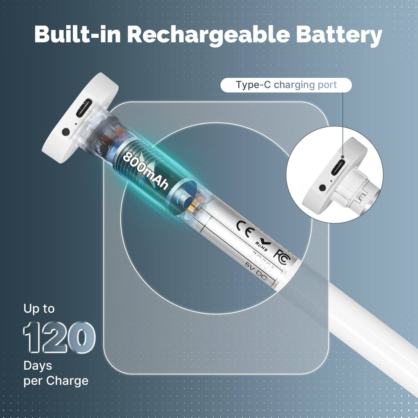 Tuya ZigBee Rechargeable 16mm Smart Roller Blinds Motor for 17/25/28mm Tubes — App & Voice Control