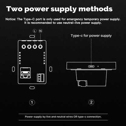 Smart Home 5-Inch Touchscreen Control In-wall Smart Panel with Alexa Built-in