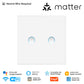 Smart Matter WiFi  Light Switch Concave Glass Panel Neutral Wire Required EU Version