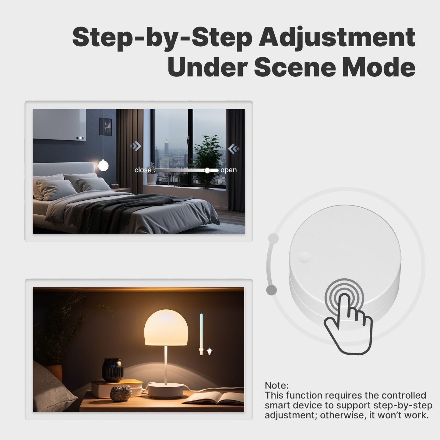 ZigBee Smart Scene Button with Rotary Dimmer Multi-control