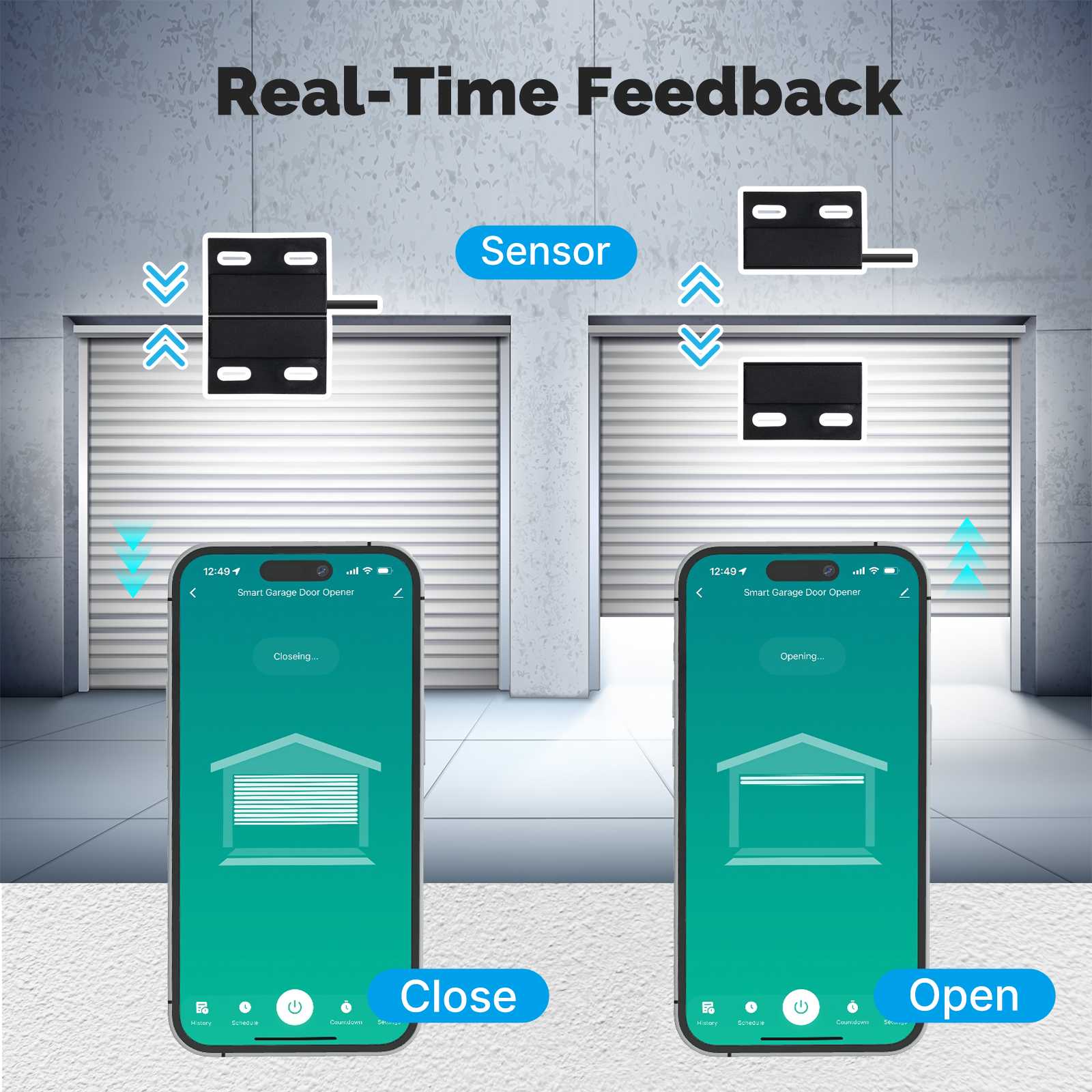 Zigbee Garage Door Controller Module Works with Tuya/Smart Life