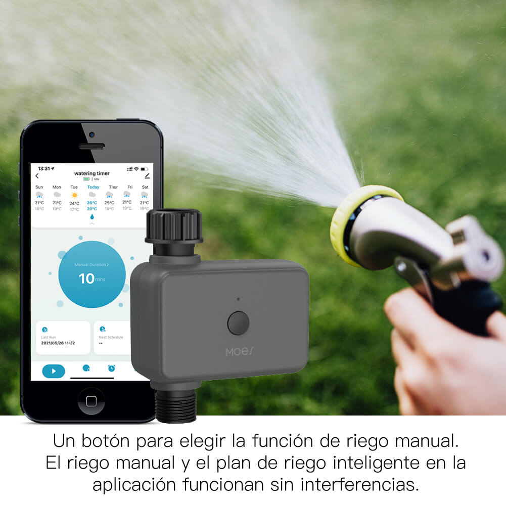 Smart Water Sprinkler ControlBle Programmable Irrigation Timer Valve – MOES