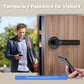 Bluetooth Smart Door Lock with Passcode keypad, Biometric Entry Doorknob with Handle - MOES