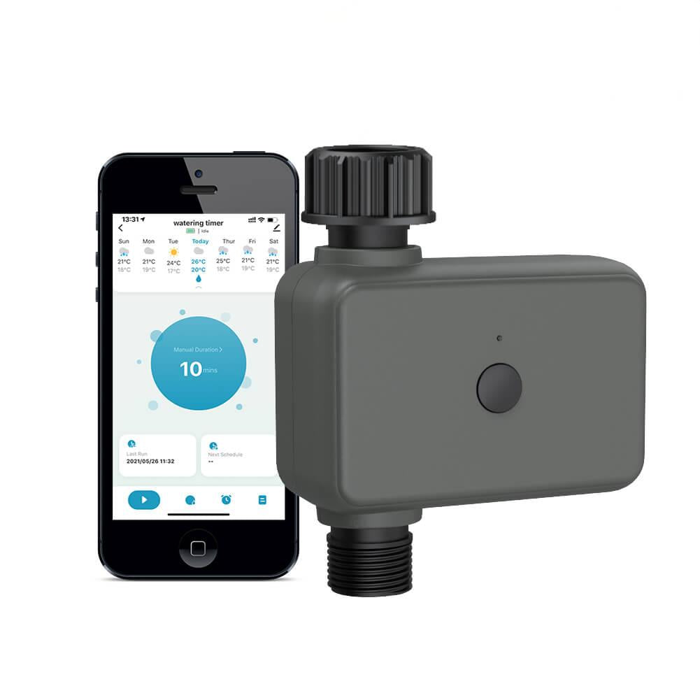 BLE Smart Sprinkler Water Timer with Rain Delay Filter Washer Programmable Irrigation Timer