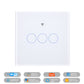 Matter WiFi Smart Light Switch Glass Panel Neutral Wire Required EU Standard - MOES