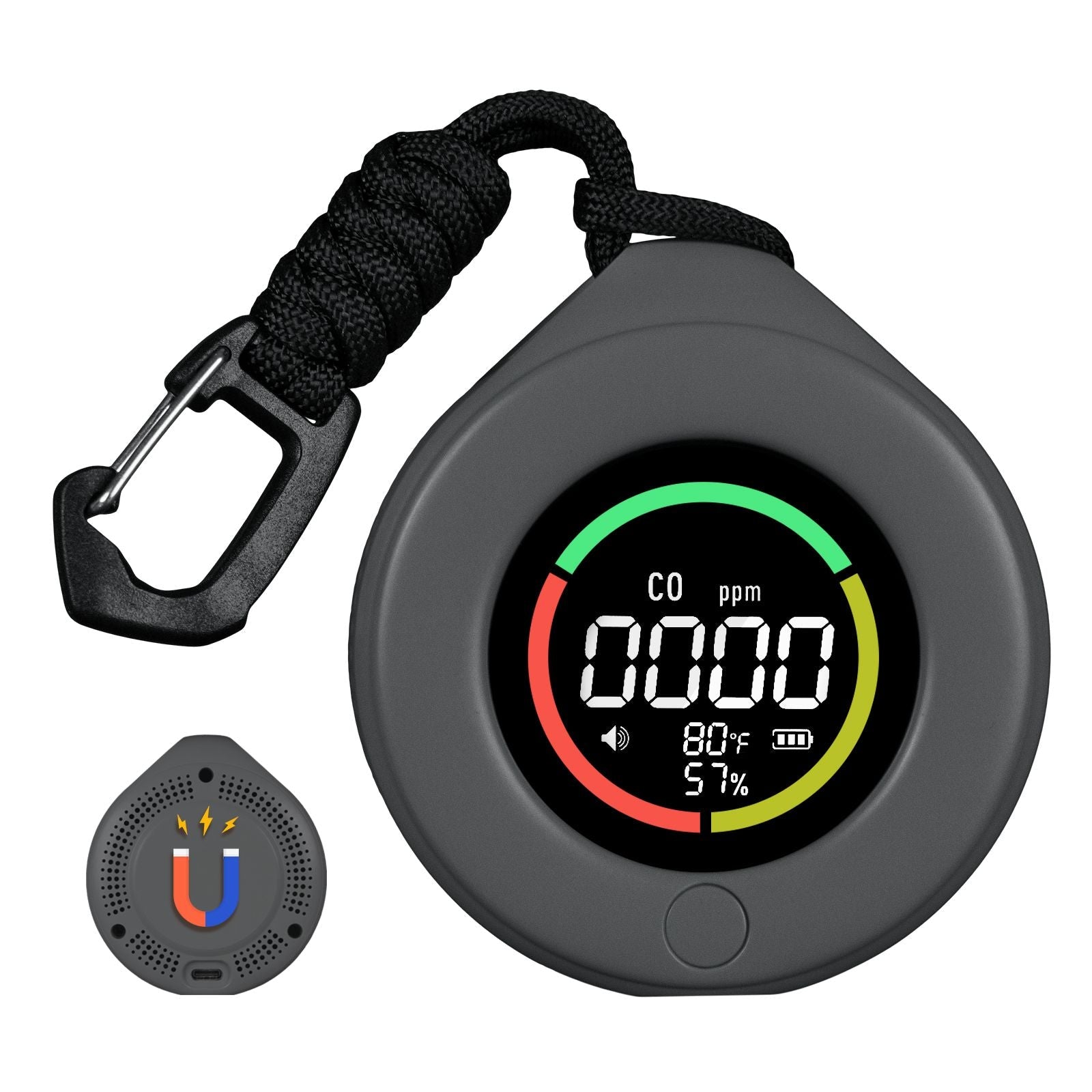 Mini Carbon Monoxide Detector Portable Temp/Humi/CO Meter - MOES