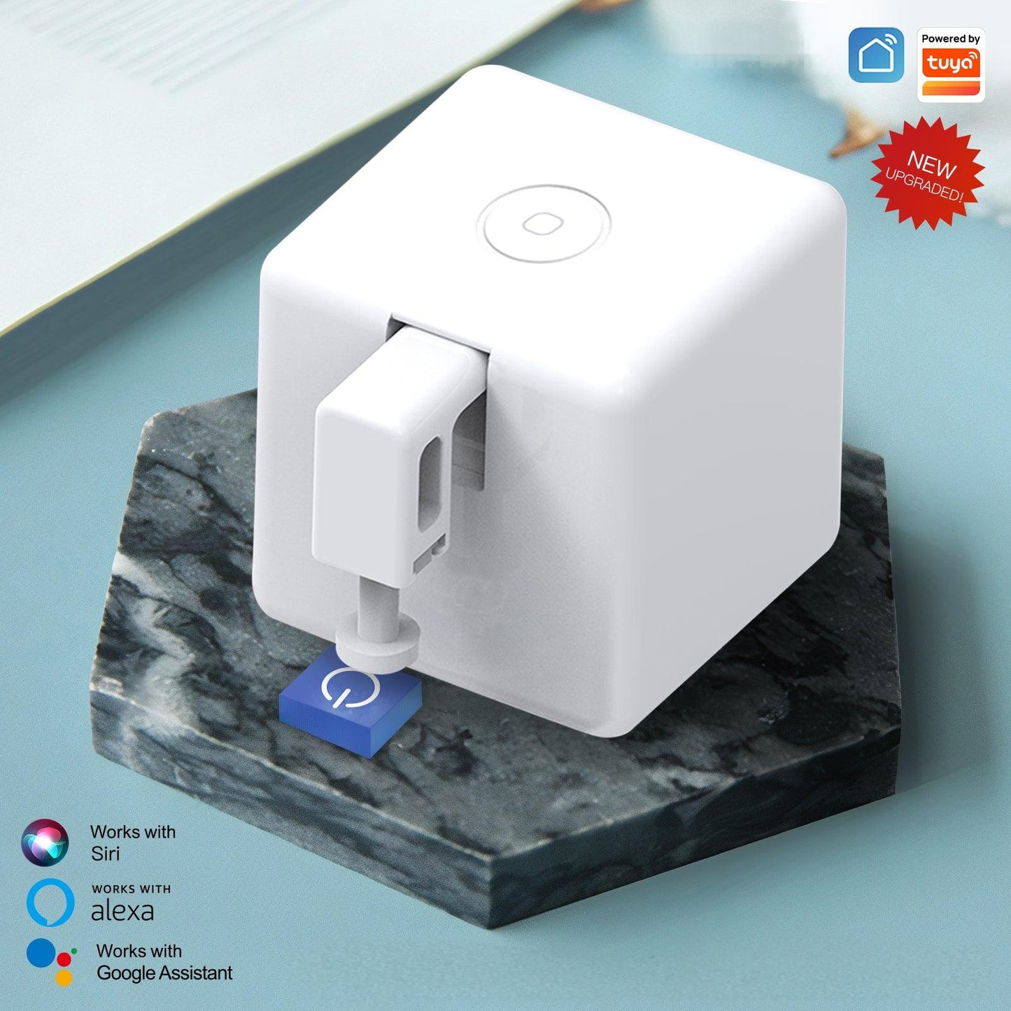 MOES Ble Smart Fingerbot Plus, Wireless Touch Button Switch Bot ON/OFF