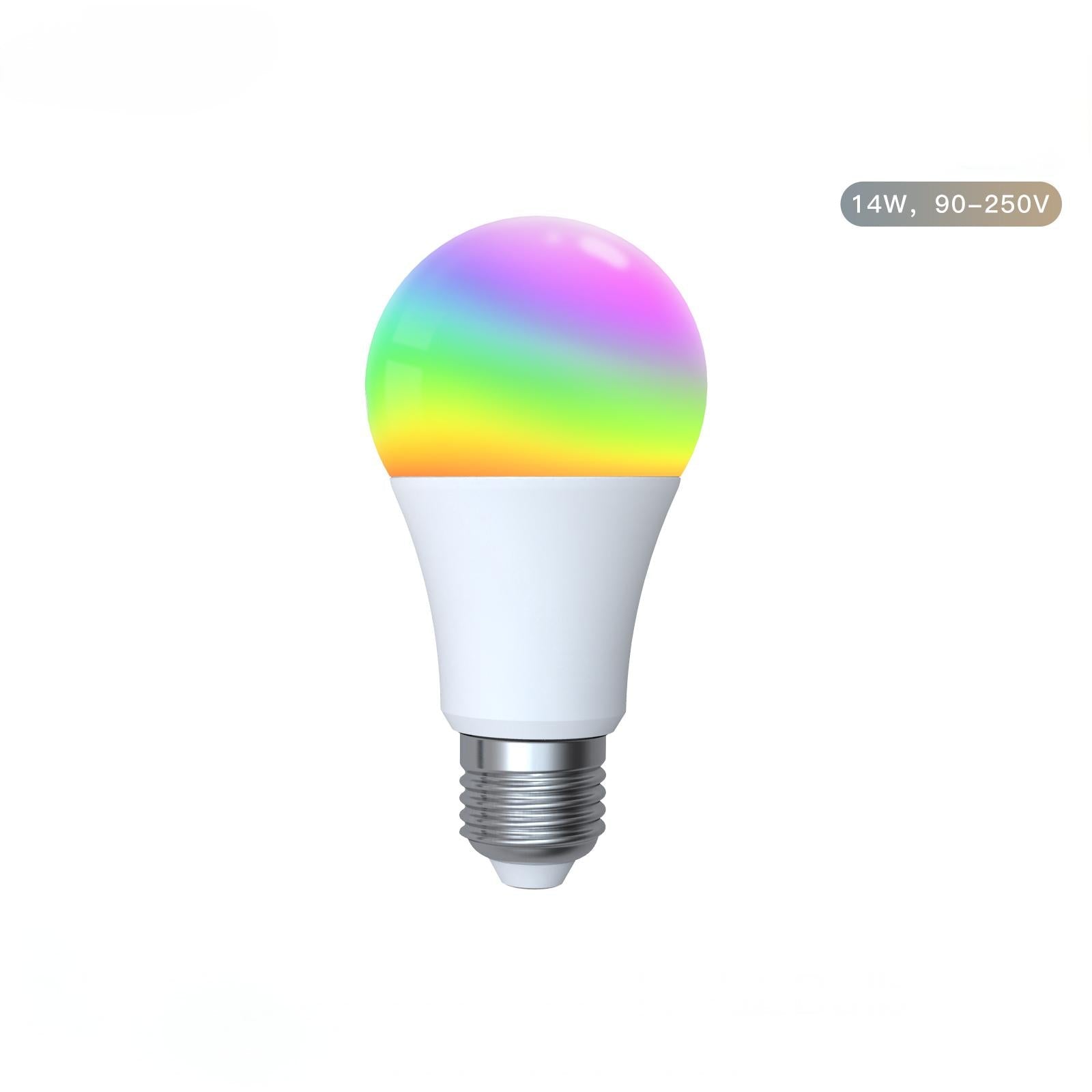 MOES WiFi Smart LED Light Bulb Dimmable Lamp 14W/9W RGB E27 Color Changeable 2700K - 6500K - MOES