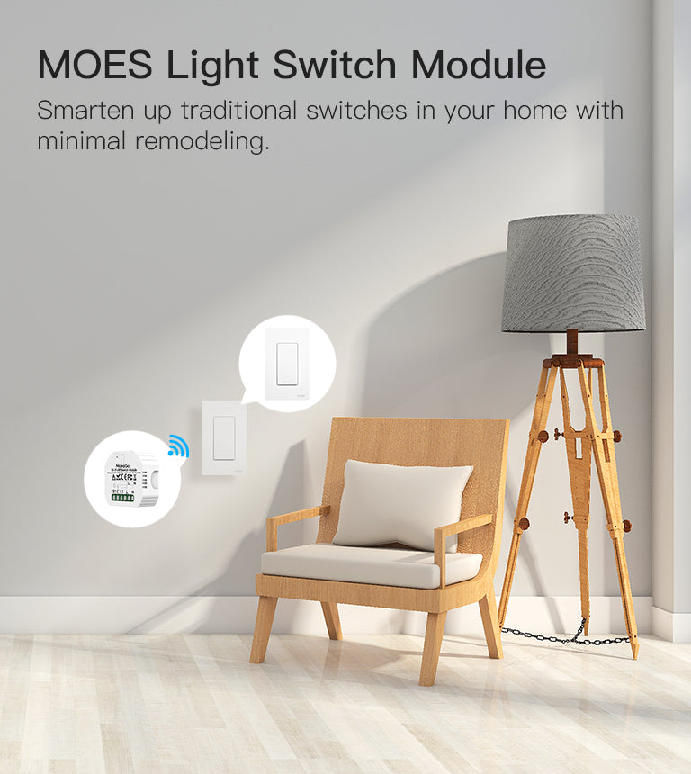 MOES ZigBee Smart Light Switch Module
