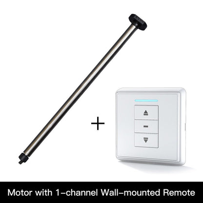 Rechargeable Tubular Roller Blind Motor RF433 Remote Control - MOES
