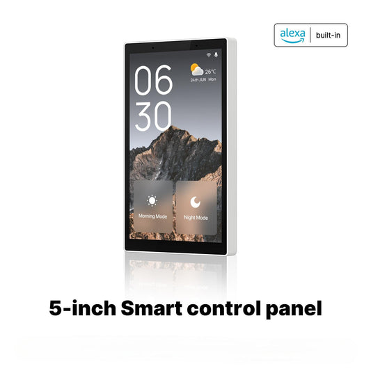 Smart Home 5 - Inch Touchscreen Control In - wall Smart Panel with Alexa Built - in - MOES