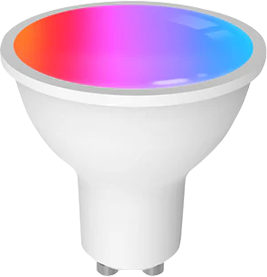 Tuya GU10 Matter WiFi Smart LED Bulb with Voice Control, Dimmable 5W Light 2700-6500K RGB Colors