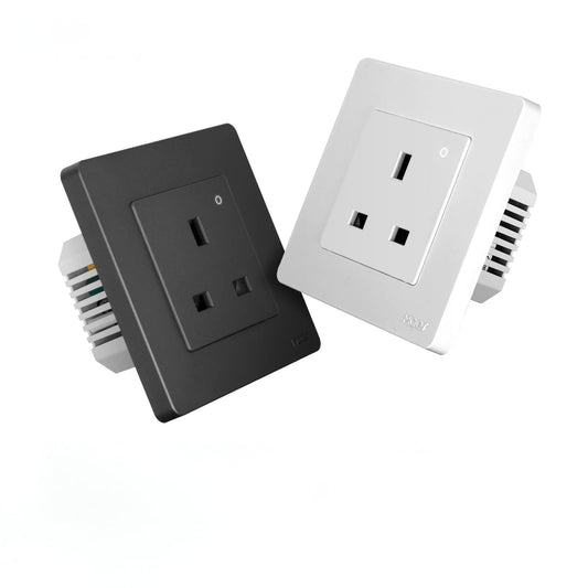 Star Ring ZigBee Smart Socket UK Wall Embedded Outlet Energy Monitor - MOES