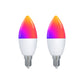 Tuya Matter WiFi Smart LED E14 Dimmable Light Bulbs 2700 - 6500K+RGB - MOES