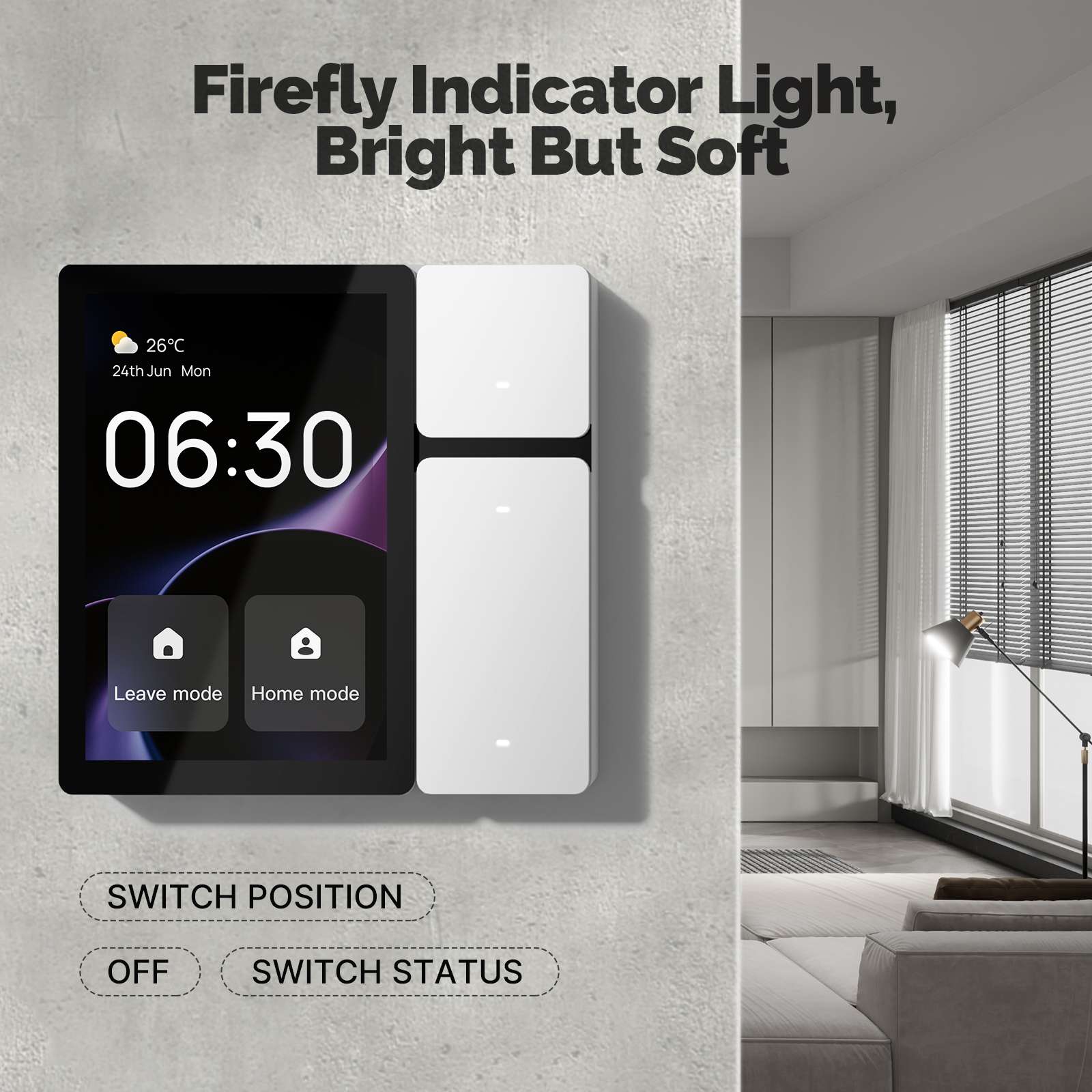 Smartlife Domotica | Wifi Thermostaat Inbouw | Touchscreen Smartlife Domotica | Wifi Thermostaat Inbouw | Touchscreen