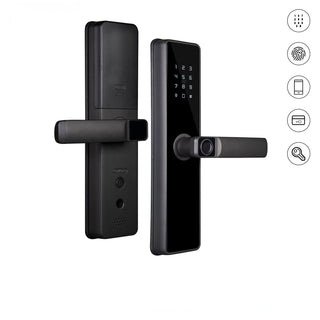 WiFi/Zigbee Smart Türschloss Fingerabdruck Fernentriegelung Antihijack Manipulationsalarm Mehrfachentriegelung