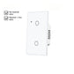 WiFi Smart Light Switch Wall Touch Glass Switch No Neutral Wire Required US Standard - MOES