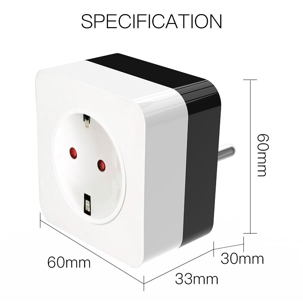 WiFi Smart Plug Bluetooth-compatible Wireless Remote Control Power Socket  for Water Heater Air Conditioner UK Plug, 20A 