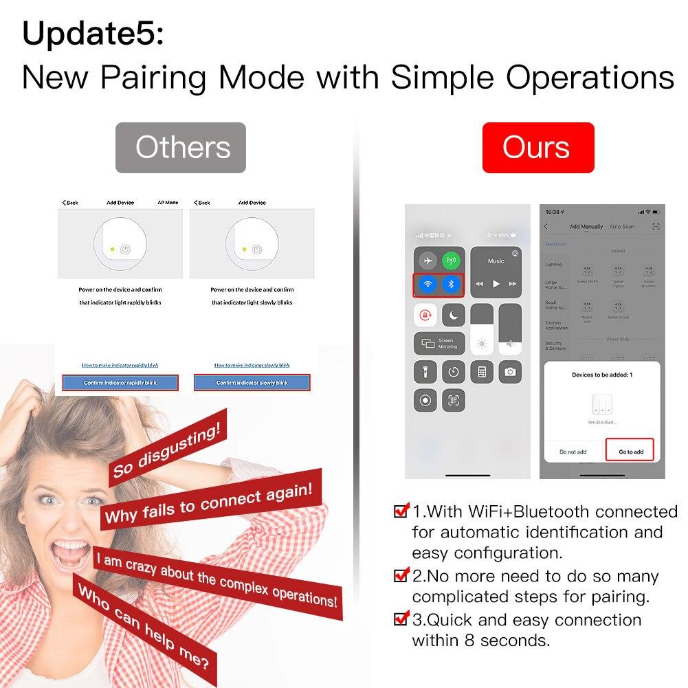 Update5:New Pairing Mode with Simple Operations - Moes