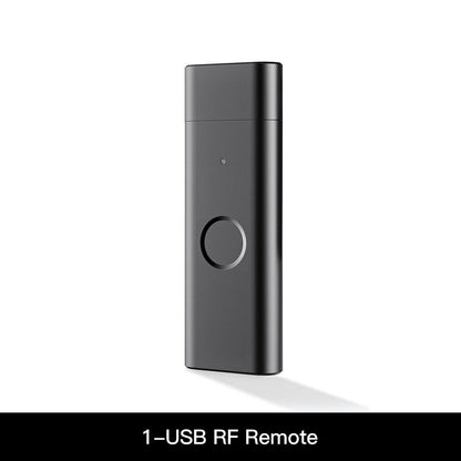 Automatic 15mm USB Rechargeable Tubular Roller Blind Motor for 17mm 25mm Tube Motorized Electric Roller Blind Shade Built-in Receiver RF433 Remote Control for 25mm Tube RF Remote Control - Moes