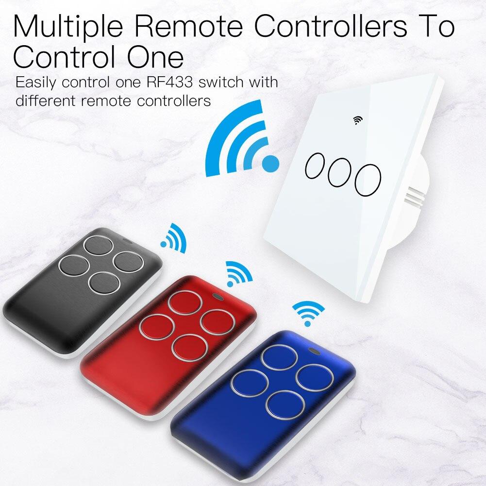 DIY Wireless RF Receiver Learning Code Decoder 433MHz Remote Control Key for Switch 1527 Encoding - Moes