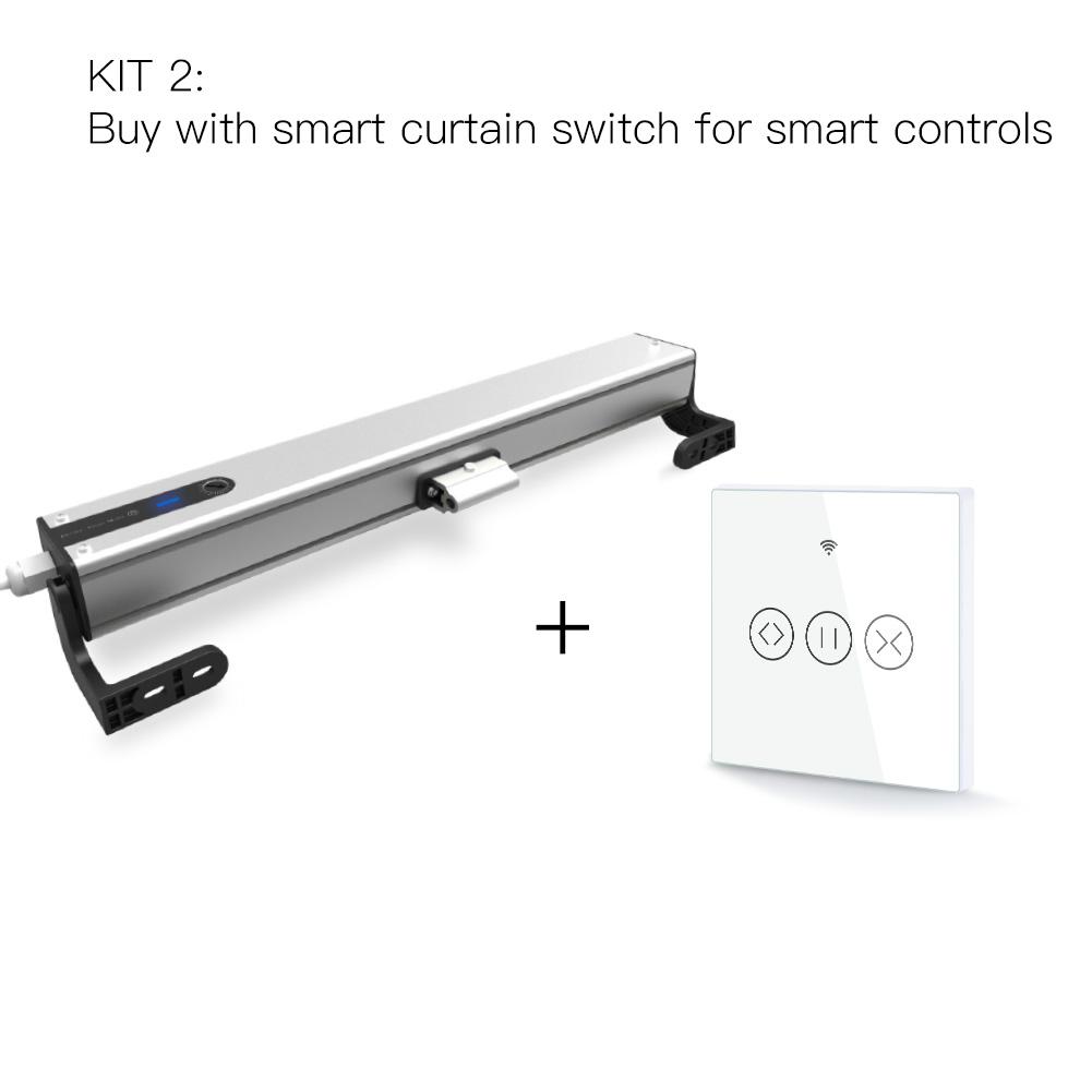 Electric Chain Window Opener 4 Wires Motor AC110V-220V Stainless Steel Chain Type with Tuya WiFi Curtain Blinds Switch & wall-mounted hand-held remote control kit Optional - Moes