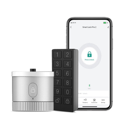 【EU Version】Bluetooth Smart Door Lock Bank-grade AES128 Bit and TLS Encryption Keypad Bundle Bluetooth Sensor Unlocking Tuya Smart APP Remote Unlocking - MOES