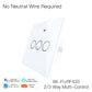 【Limited Purchase of 1 Piece】WiFi RF433 Smart Light Wall Touch Switch Single Pole 220V No Neutral Wire EU Standard - MOES