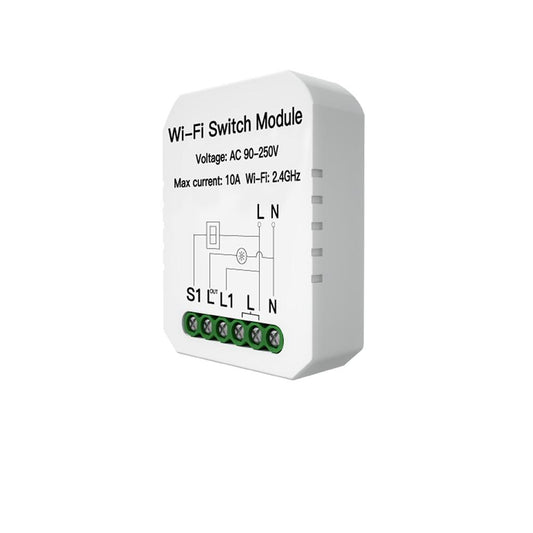 Mini DIY WiFi Smart Light Switch Single Pole/3 Way 1 Gang Module US Version - Moes