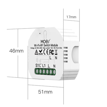 wi-fi+RF switch module size - Moes