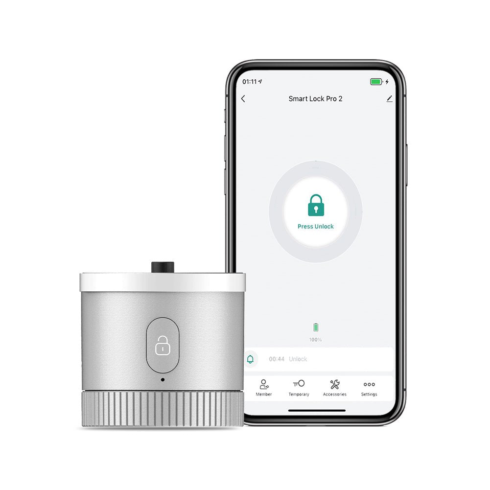 MOES Bluetooth Smart Door Lock Bank-grade AES128 Bit and TLS Encryption Bluetooth Sensor APP Remote Unlocking Scene Linkage - MOES