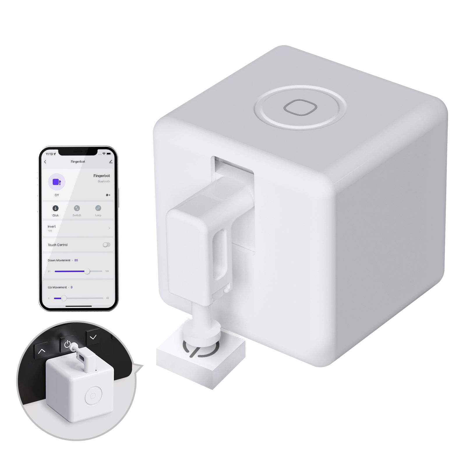 MOES Bluetooth Smart Fingerbot Plus, Buy Button Switch Bot