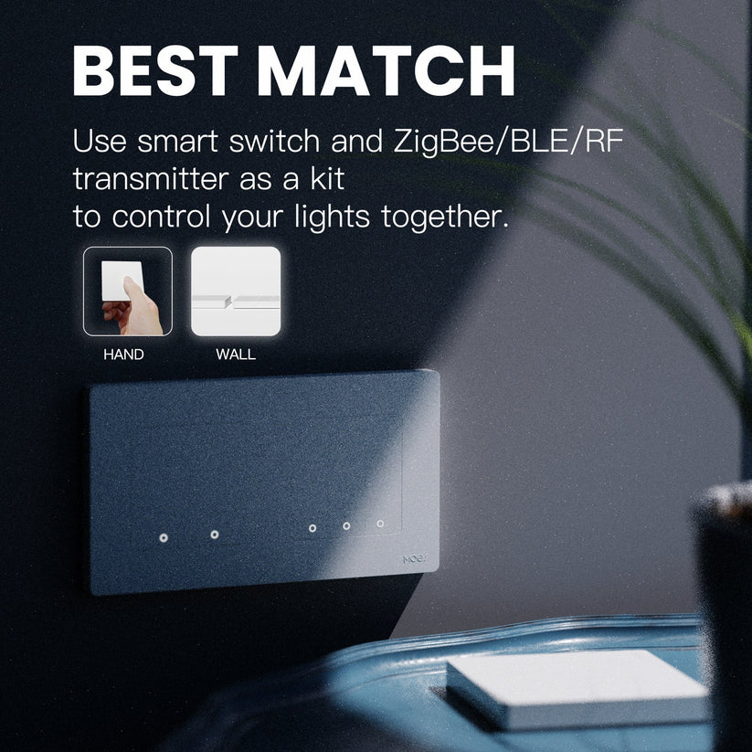 Star Ring ZigBee Push Button Switch|Best Smart Light Embedded Switch – MOES