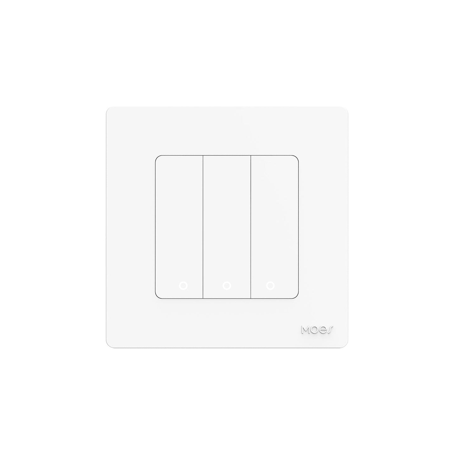 MOES New Star Ring Smart ZigBee3.0 Push Button Switch Embedded Light Touch Switch - MOES