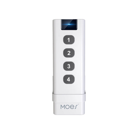MOES Smart Bluetooth Wireless 4 Gang Scene Remote Portable Controller - MOES