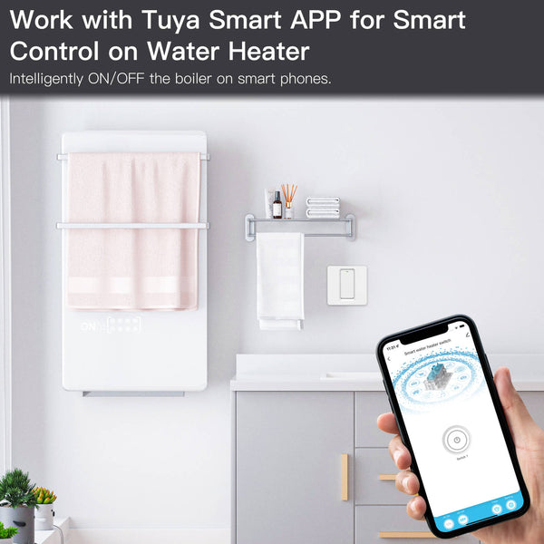 MOES Smart WiFi Water Heater Boiler Switch Wireless Control Timer for