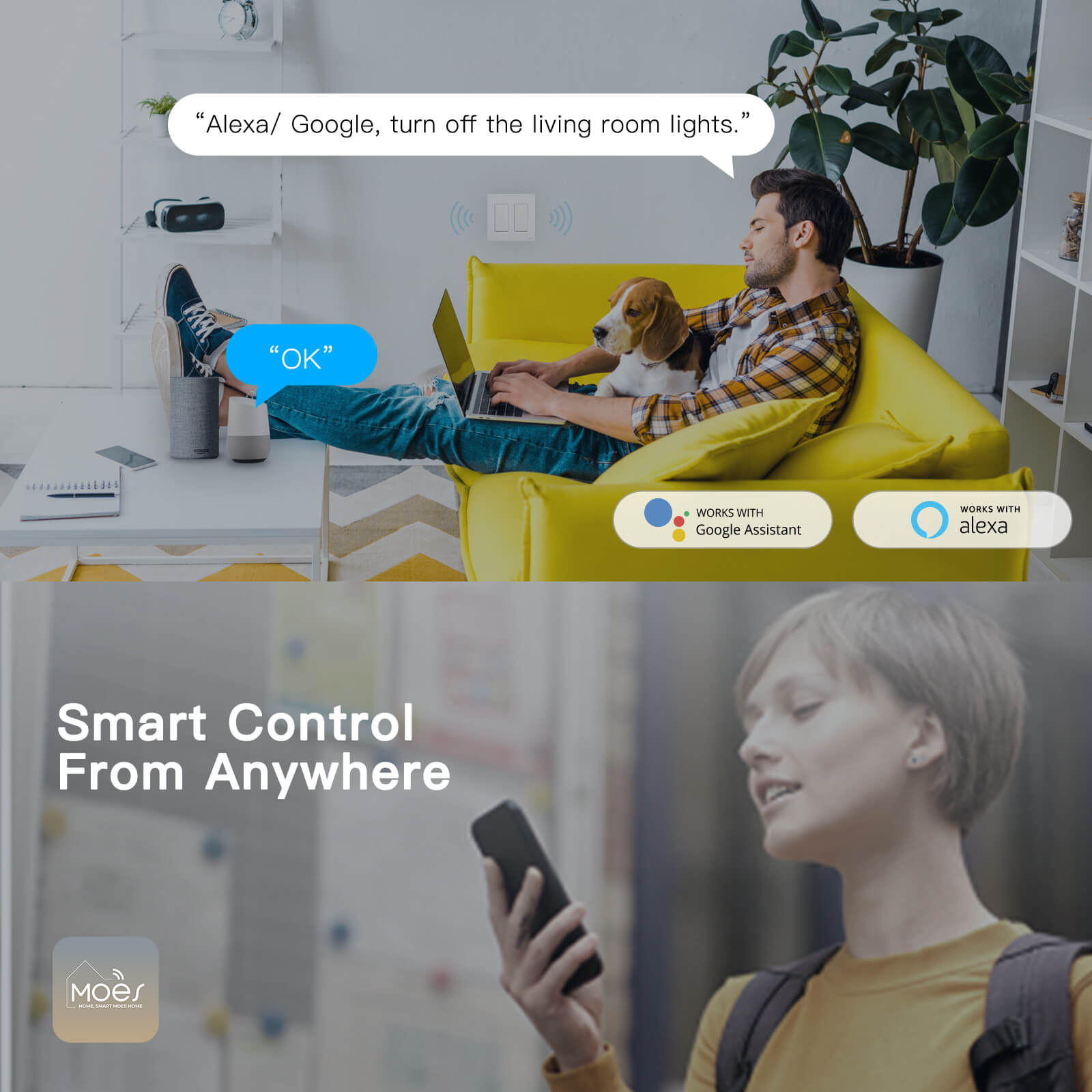 Smart Control From Anywhere - MOES