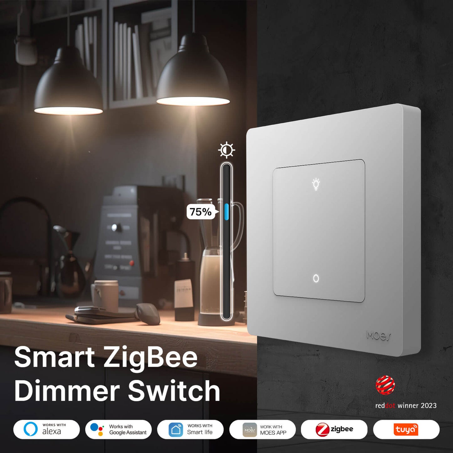 smart zigbee dimmer switch - MOES