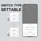 switch type settable - MOES