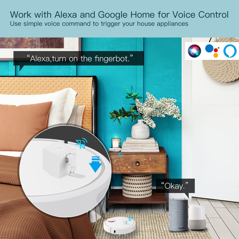 MOES Smart Bluetooth Fingerbot Plus | Automate Any Switch
