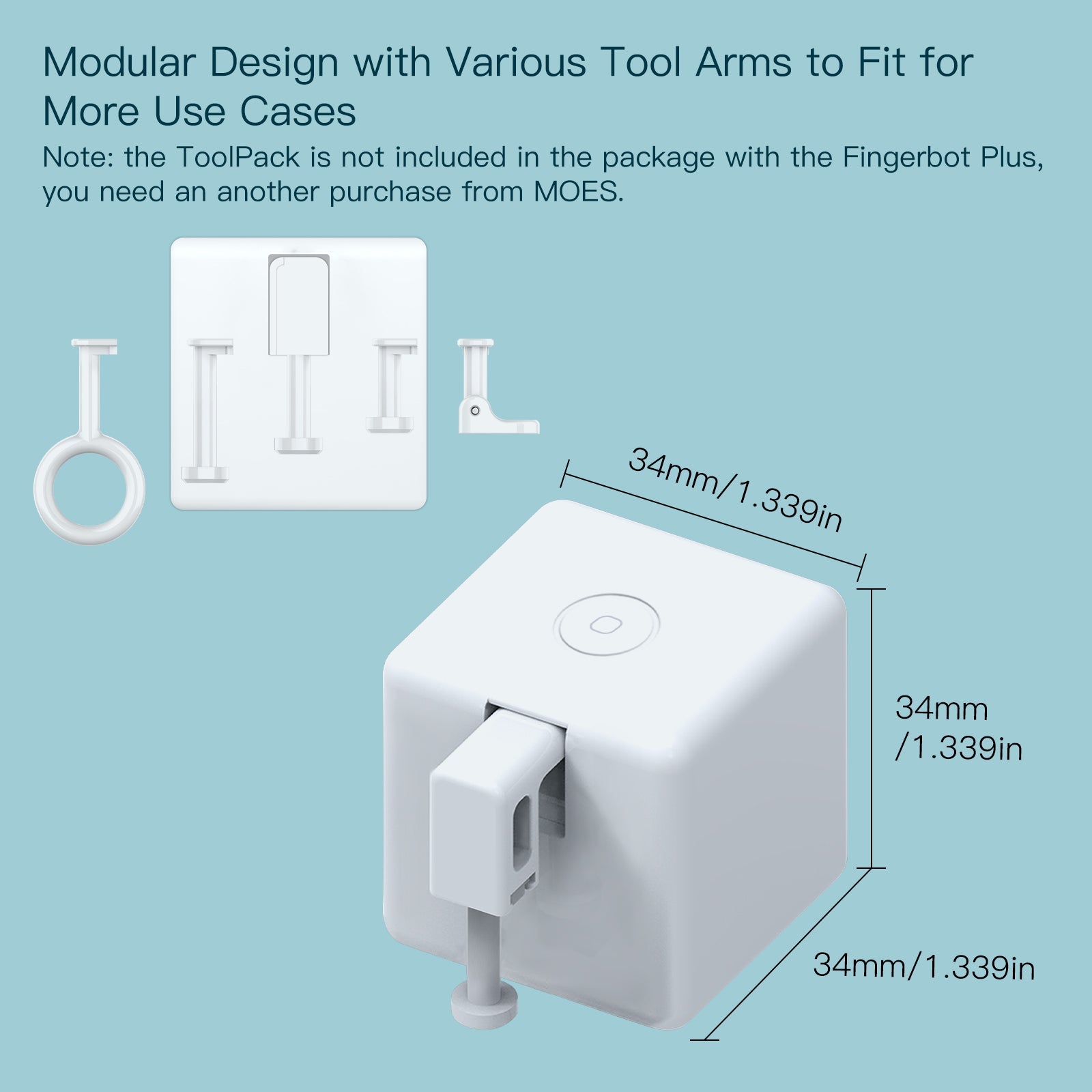 Modular Design with Various Tool Arms to Fit for More Use Cases - MOES