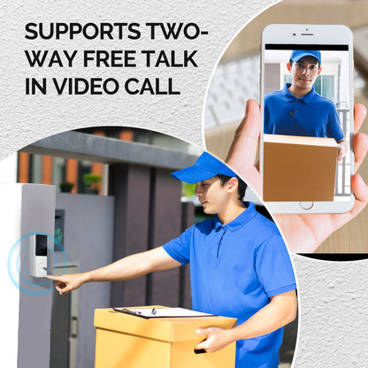 supports two way free talk in video call - MOES