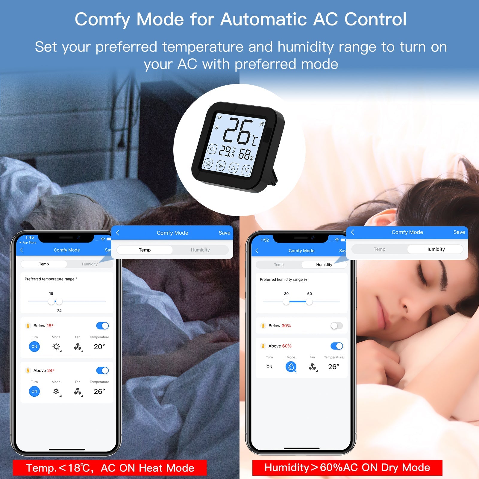 Comfy Mode for Automatic AC Control - MOES